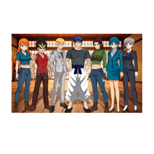 Auric Homeroom Ensemble 7 Characters